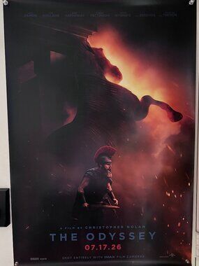 THE ODYSSEY (2026) - ORIGINAL DOUBLE SIDED MOVIE POSTER